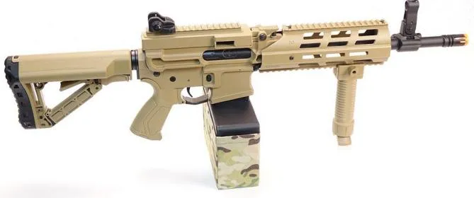 G&G CM16 LMG E.T.U TAN AEG 0,5 Joule